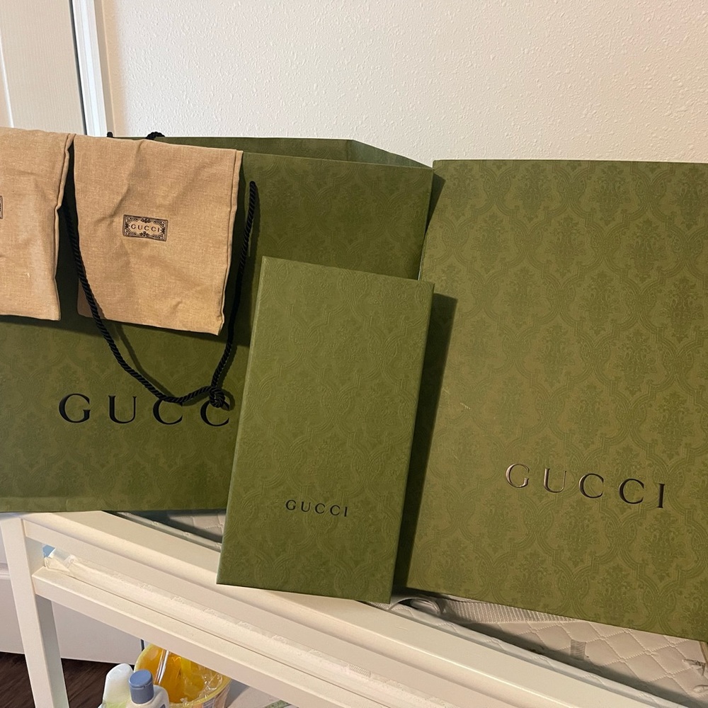 Empty Gucci box set